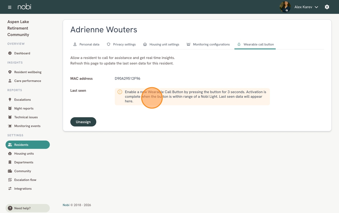 How to Assign a Wearable Call Button to a Resident - Step 16.jpeg